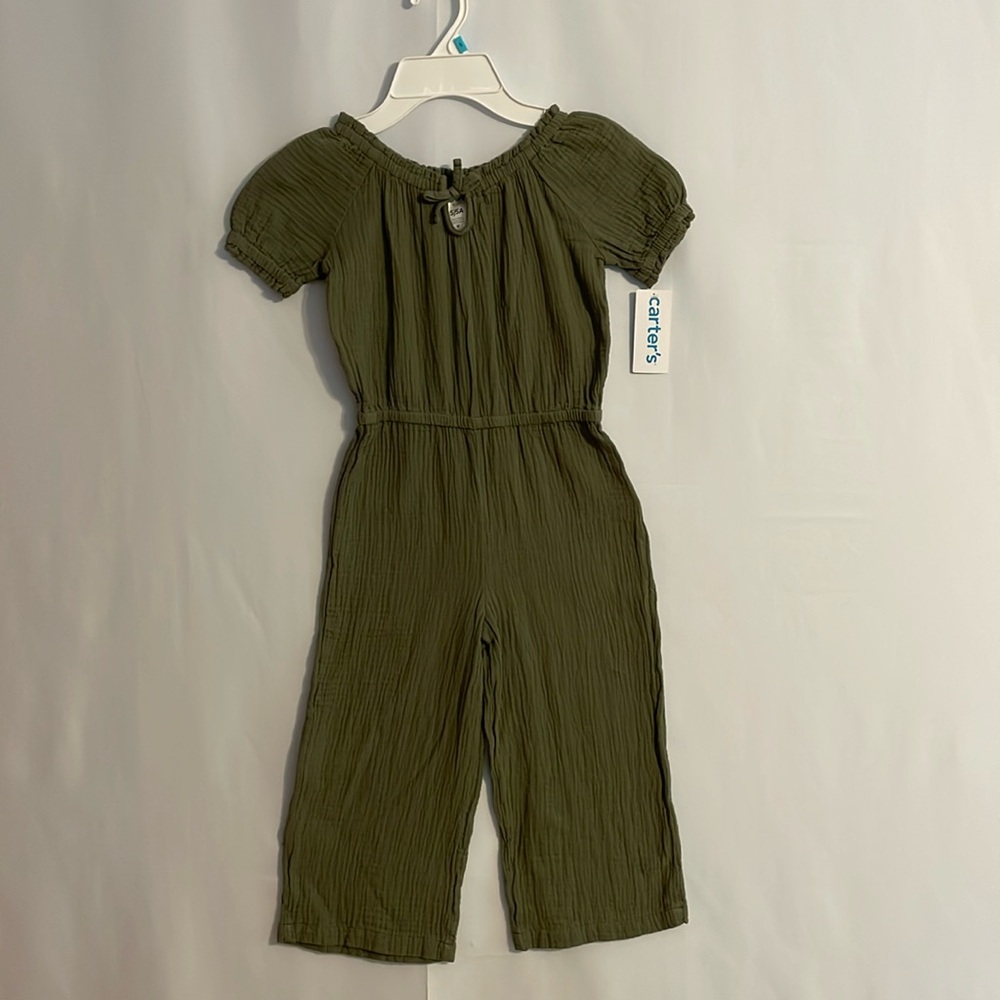 Kids Romper-Carter’s-green, SIze 5